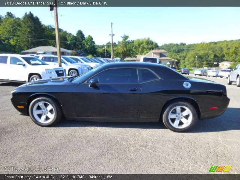 Pitch Black / Dark Slate Gray 2013 Dodge Challenger SXT