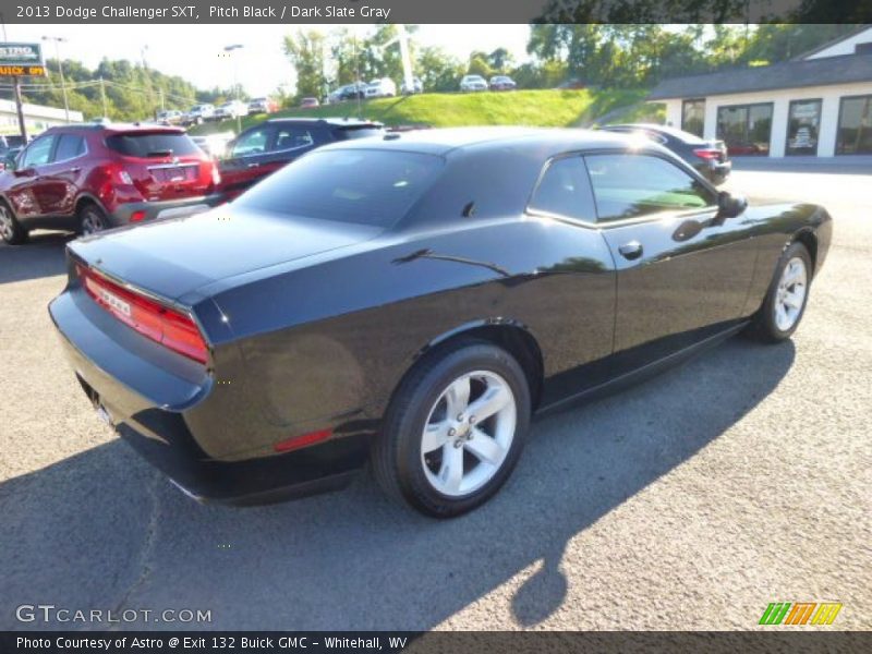 Pitch Black / Dark Slate Gray 2013 Dodge Challenger SXT