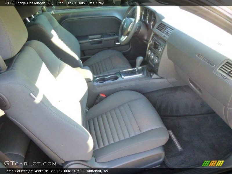Pitch Black / Dark Slate Gray 2013 Dodge Challenger SXT