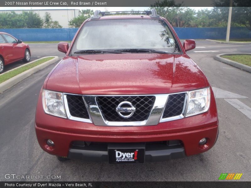 Red Brawn / Desert 2007 Nissan Frontier LE Crew Cab