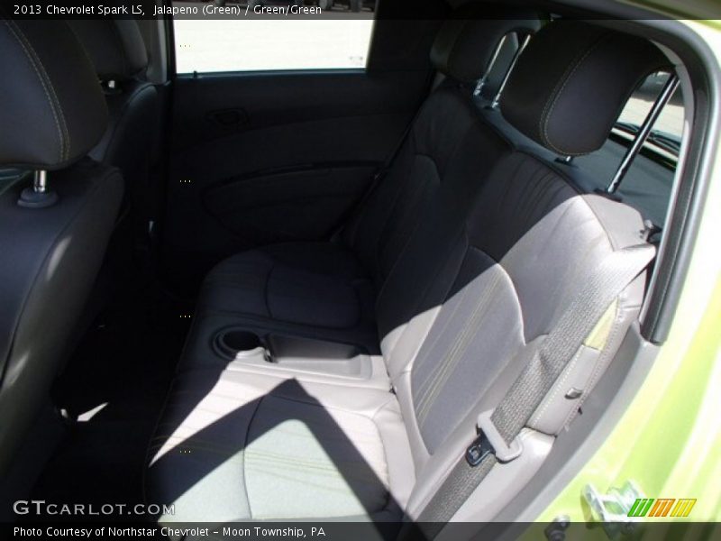 Jalapeno (Green) / Green/Green 2013 Chevrolet Spark LS