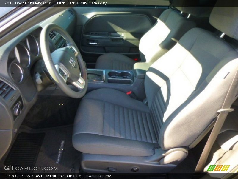 Pitch Black / Dark Slate Gray 2013 Dodge Challenger SXT
