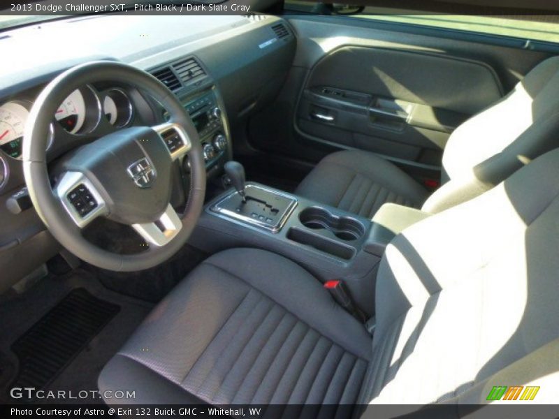 Pitch Black / Dark Slate Gray 2013 Dodge Challenger SXT