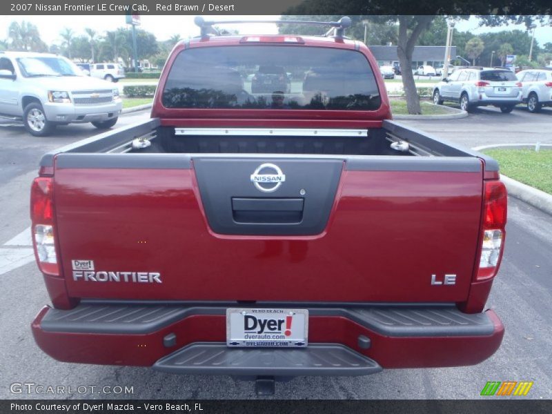 Red Brawn / Desert 2007 Nissan Frontier LE Crew Cab
