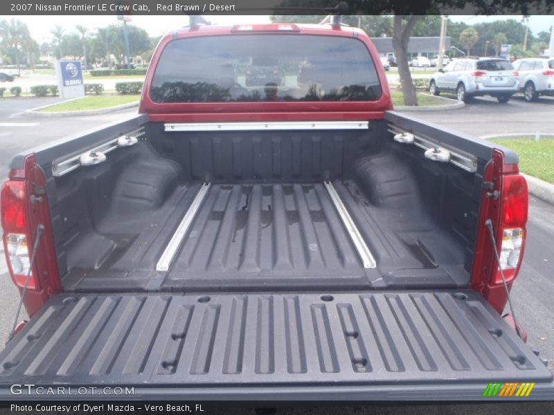 Red Brawn / Desert 2007 Nissan Frontier LE Crew Cab