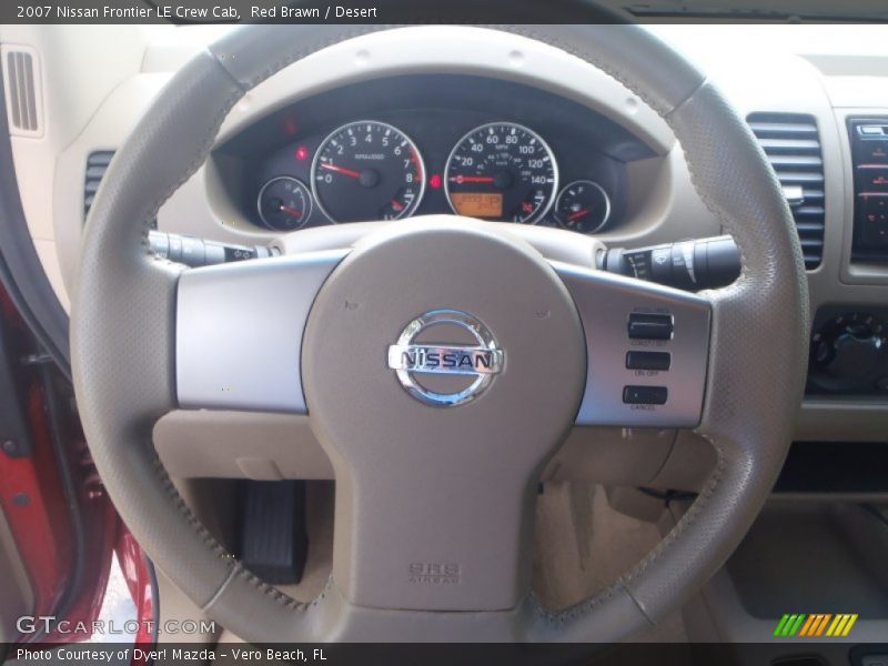 Red Brawn / Desert 2007 Nissan Frontier LE Crew Cab