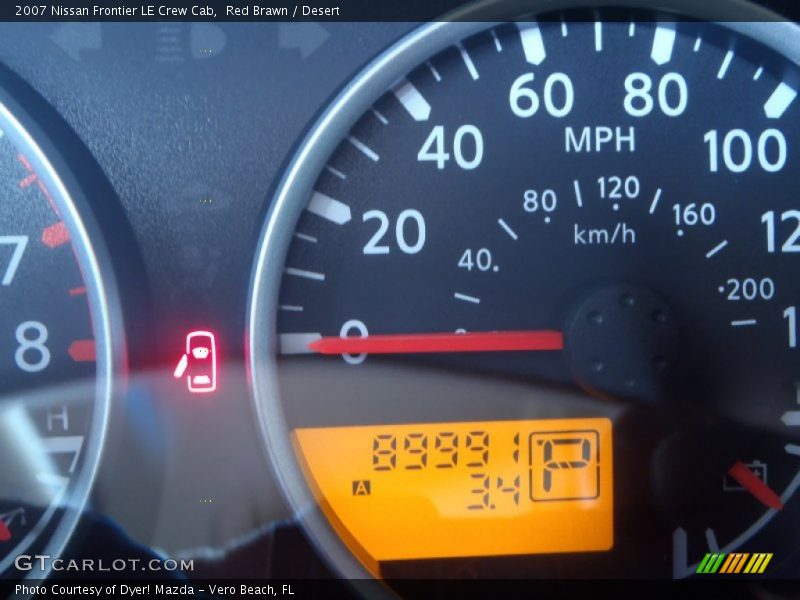 Red Brawn / Desert 2007 Nissan Frontier LE Crew Cab