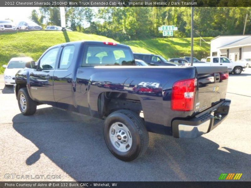 Imperial Blue Metallic / Dark Titanium 2012 Chevrolet Silverado 2500HD Work Truck Extended Cab 4x4