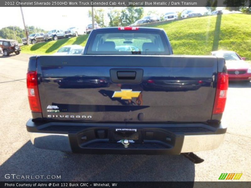 Imperial Blue Metallic / Dark Titanium 2012 Chevrolet Silverado 2500HD Work Truck Extended Cab 4x4