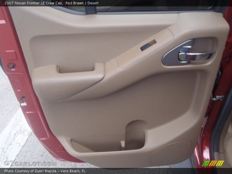 Red Brawn / Desert 2007 Nissan Frontier LE Crew Cab