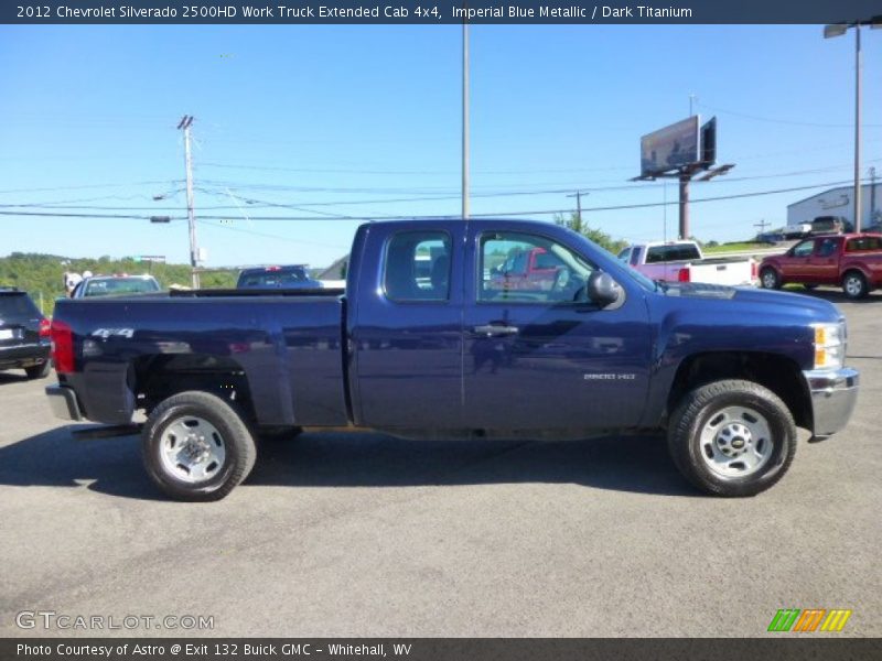 Imperial Blue Metallic / Dark Titanium 2012 Chevrolet Silverado 2500HD Work Truck Extended Cab 4x4