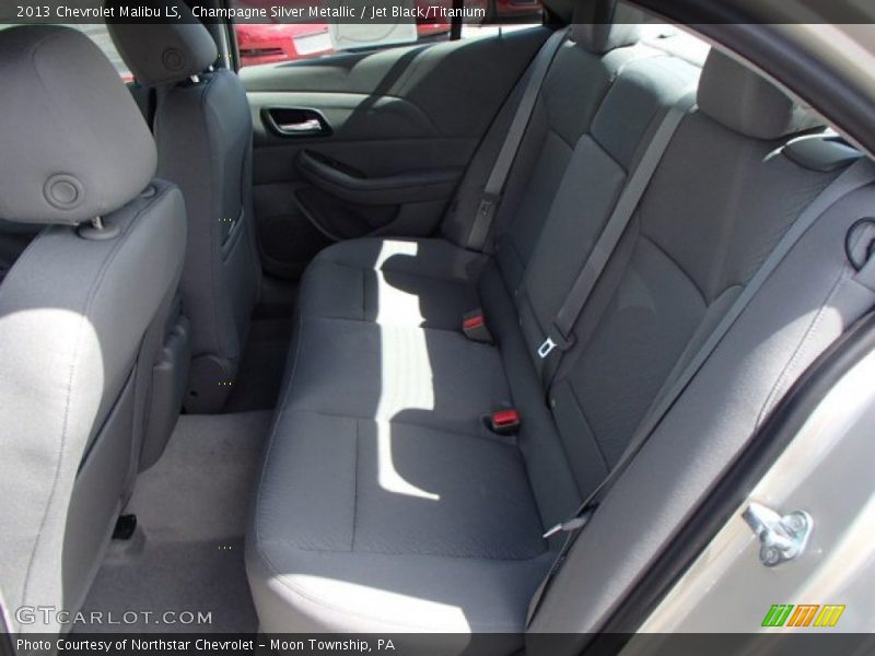 Champagne Silver Metallic / Jet Black/Titanium 2013 Chevrolet Malibu LS