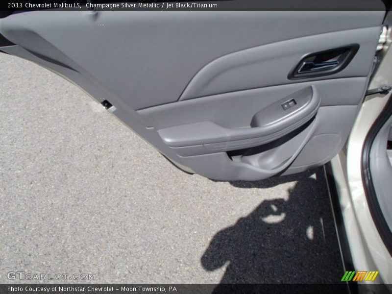 Champagne Silver Metallic / Jet Black/Titanium 2013 Chevrolet Malibu LS