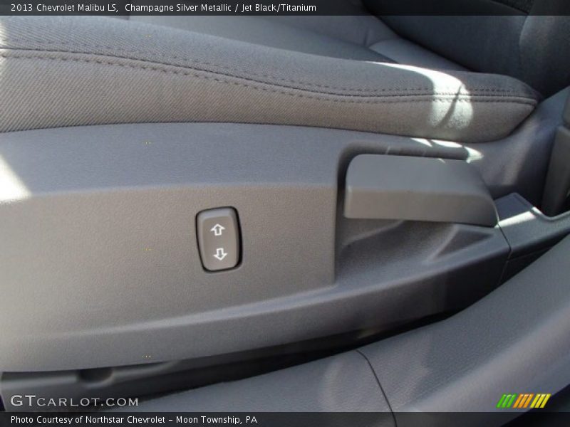 Champagne Silver Metallic / Jet Black/Titanium 2013 Chevrolet Malibu LS