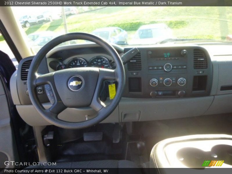 Imperial Blue Metallic / Dark Titanium 2012 Chevrolet Silverado 2500HD Work Truck Extended Cab 4x4
