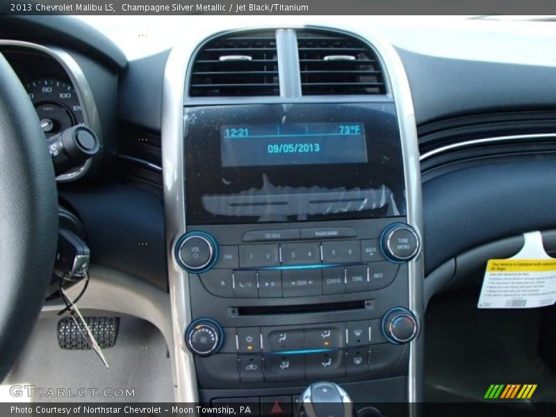 Champagne Silver Metallic / Jet Black/Titanium 2013 Chevrolet Malibu LS