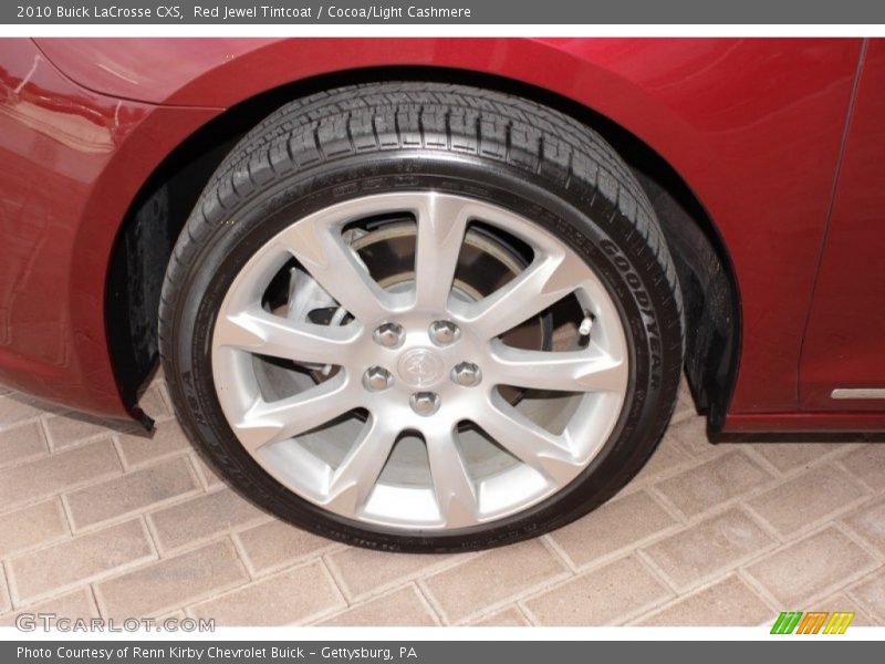 Red Jewel Tintcoat / Cocoa/Light Cashmere 2010 Buick LaCrosse CXS