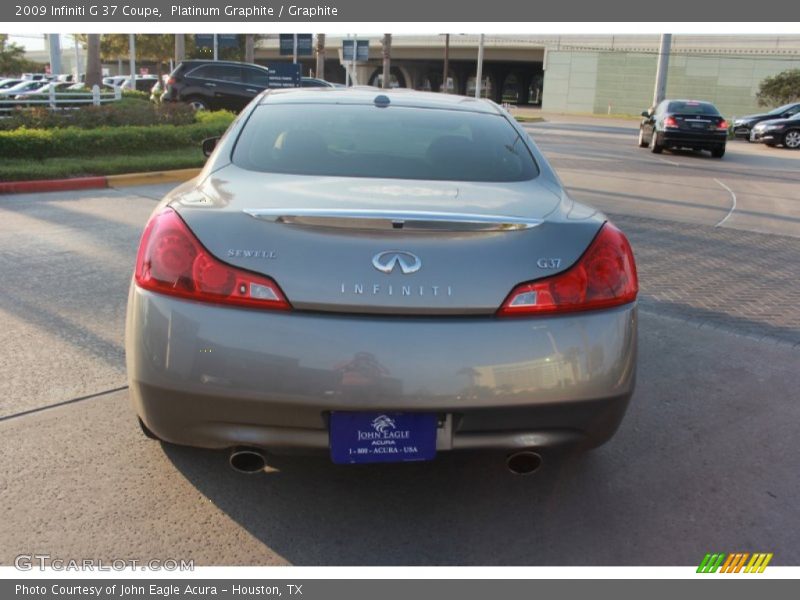 Platinum Graphite / Graphite 2009 Infiniti G 37 Coupe