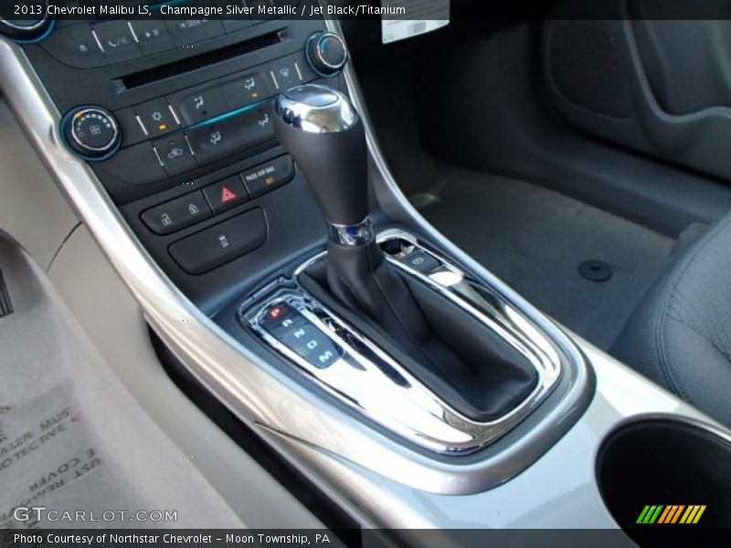 Champagne Silver Metallic / Jet Black/Titanium 2013 Chevrolet Malibu LS