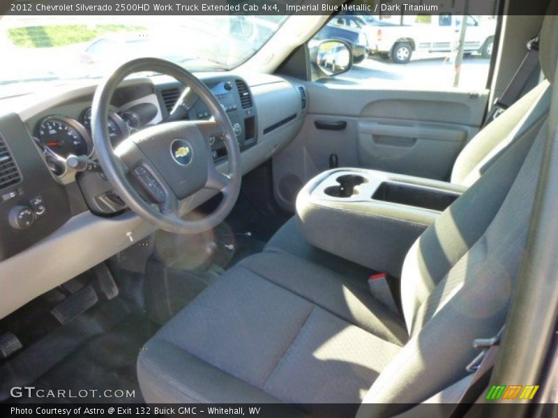 Imperial Blue Metallic / Dark Titanium 2012 Chevrolet Silverado 2500HD Work Truck Extended Cab 4x4