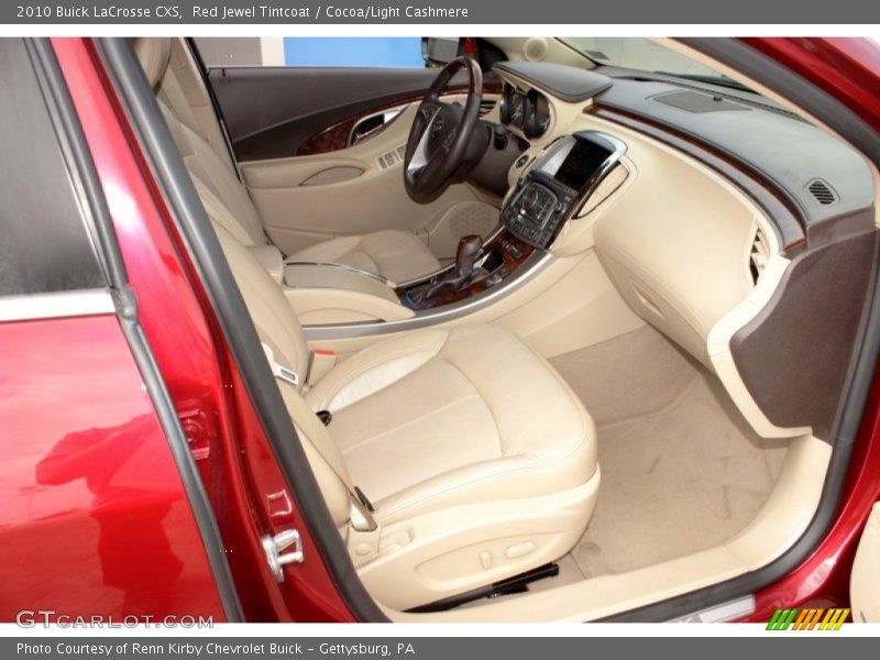 Red Jewel Tintcoat / Cocoa/Light Cashmere 2010 Buick LaCrosse CXS
