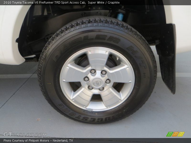 Super White / Graphite 2010 Toyota Tacoma V6 PreRunner TRD Sport Access Cab