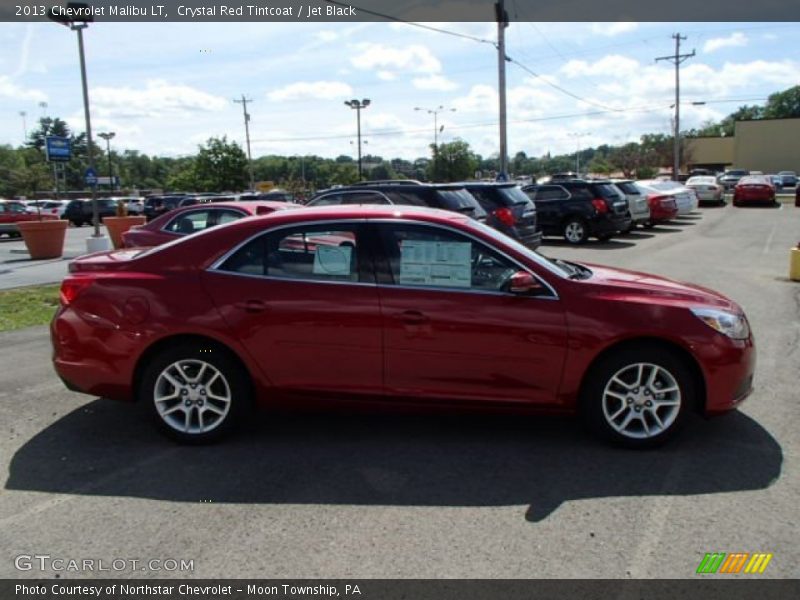 Crystal Red Tintcoat / Jet Black 2013 Chevrolet Malibu LT