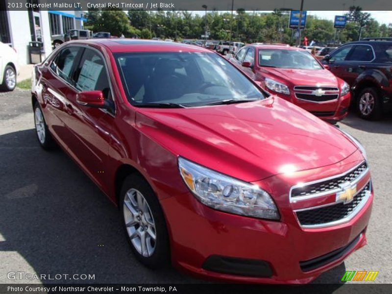 Crystal Red Tintcoat / Jet Black 2013 Chevrolet Malibu LT