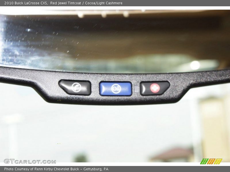 Red Jewel Tintcoat / Cocoa/Light Cashmere 2010 Buick LaCrosse CXS