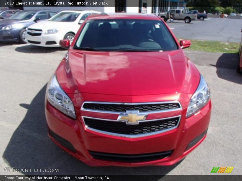 Crystal Red Tintcoat / Jet Black 2013 Chevrolet Malibu LT