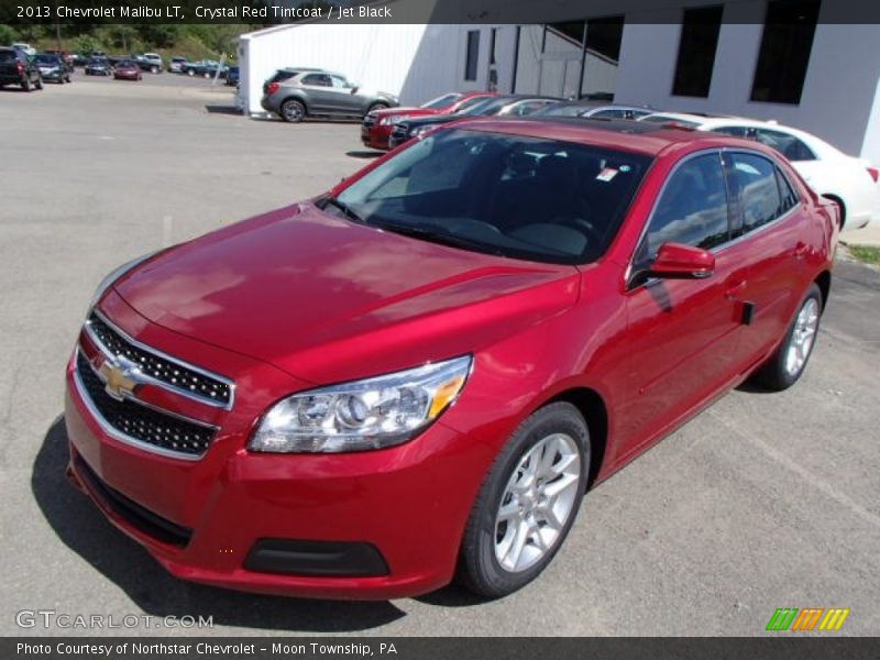 Crystal Red Tintcoat / Jet Black 2013 Chevrolet Malibu LT