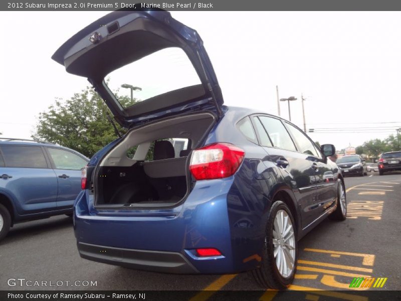 Marine Blue Pearl / Black 2012 Subaru Impreza 2.0i Premium 5 Door