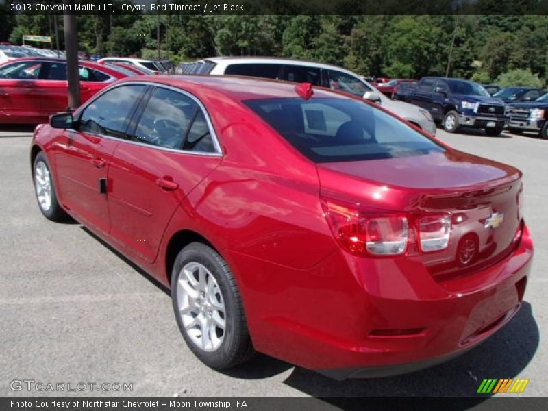 Crystal Red Tintcoat / Jet Black 2013 Chevrolet Malibu LT