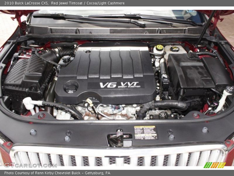 Red Jewel Tintcoat / Cocoa/Light Cashmere 2010 Buick LaCrosse CXS