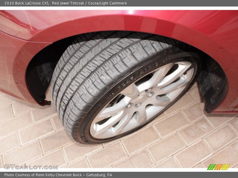 Red Jewel Tintcoat / Cocoa/Light Cashmere 2010 Buick LaCrosse CXS