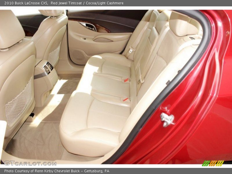 Red Jewel Tintcoat / Cocoa/Light Cashmere 2010 Buick LaCrosse CXS
