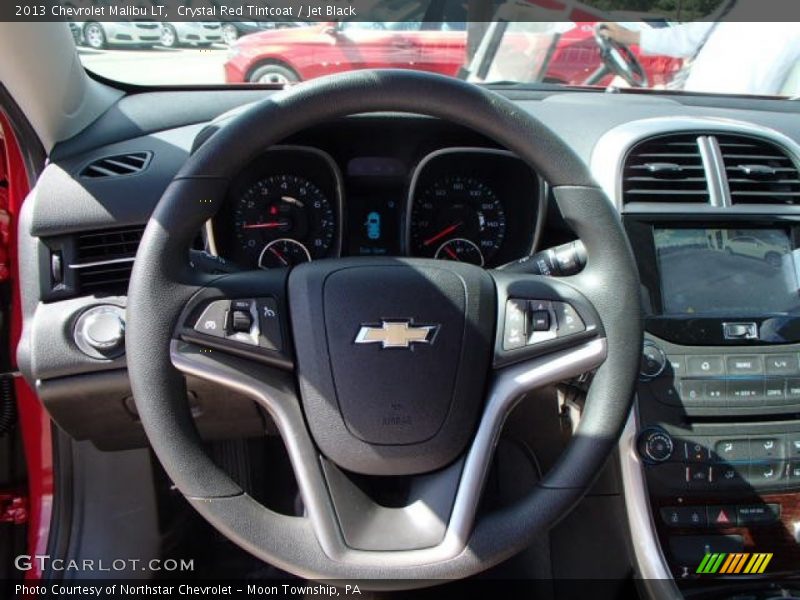 Crystal Red Tintcoat / Jet Black 2013 Chevrolet Malibu LT