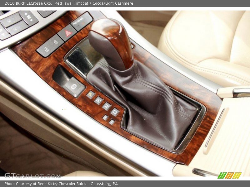 Red Jewel Tintcoat / Cocoa/Light Cashmere 2010 Buick LaCrosse CXS