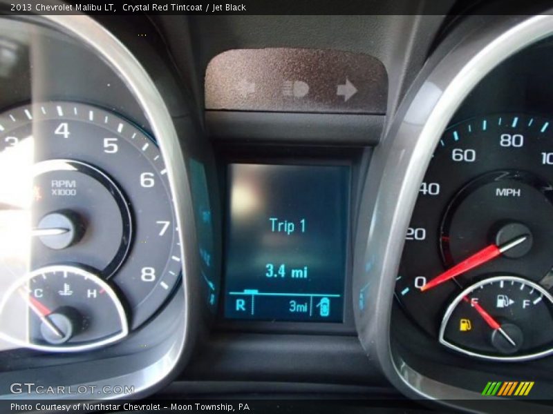 Crystal Red Tintcoat / Jet Black 2013 Chevrolet Malibu LT