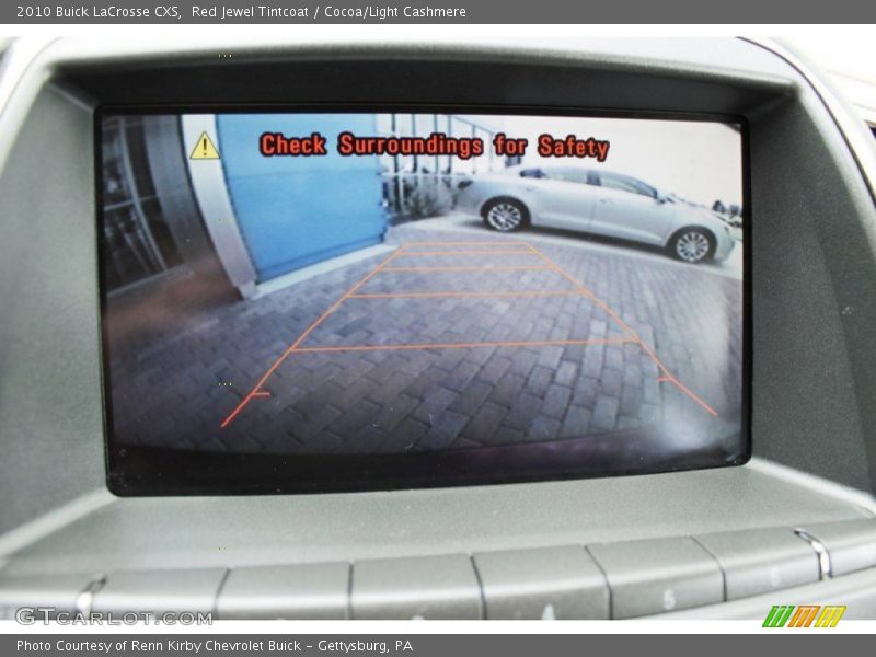 Red Jewel Tintcoat / Cocoa/Light Cashmere 2010 Buick LaCrosse CXS