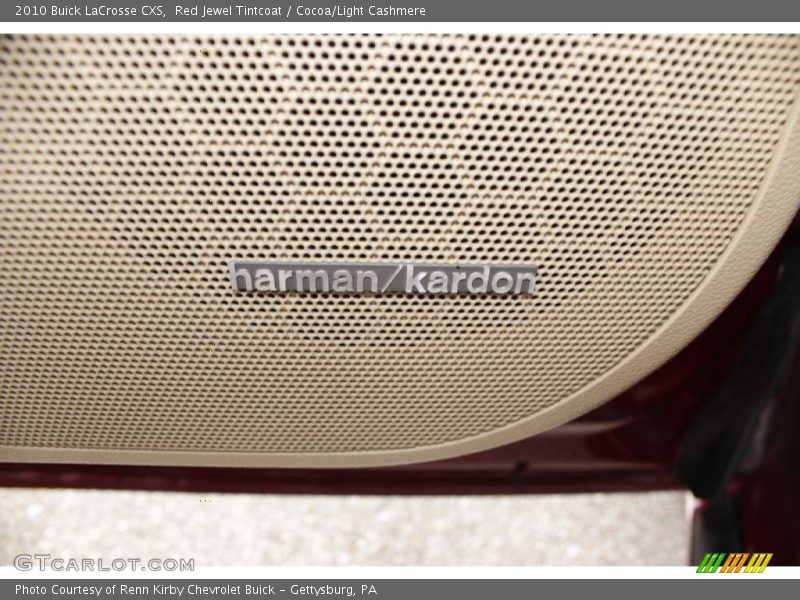 Red Jewel Tintcoat / Cocoa/Light Cashmere 2010 Buick LaCrosse CXS