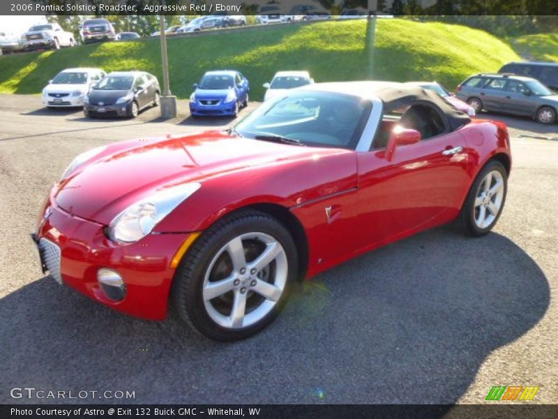 Aggressive Red / Ebony 2006 Pontiac Solstice Roadster