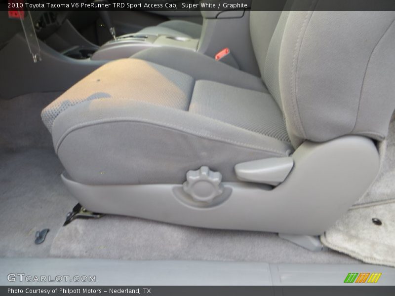 Super White / Graphite 2010 Toyota Tacoma V6 PreRunner TRD Sport Access Cab