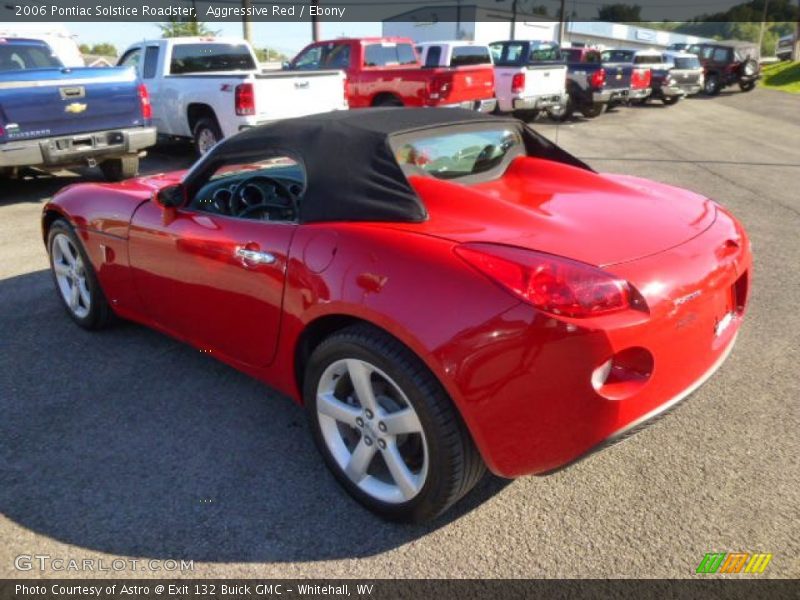 Aggressive Red / Ebony 2006 Pontiac Solstice Roadster