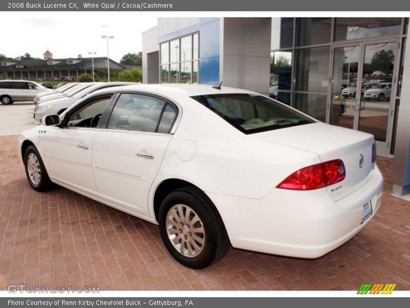 White Opal / Cocoa/Cashmere 2008 Buick Lucerne CX