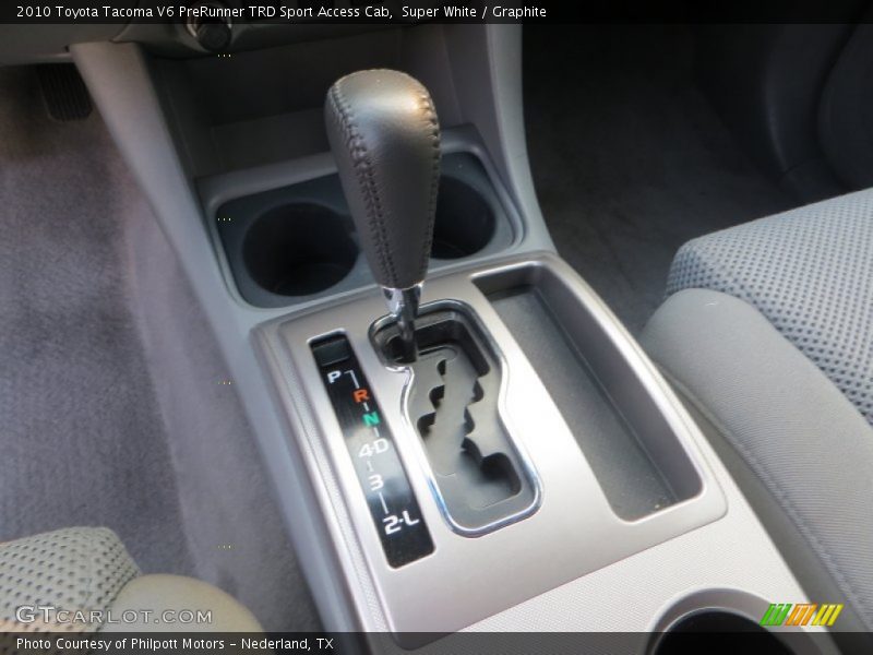 Super White / Graphite 2010 Toyota Tacoma V6 PreRunner TRD Sport Access Cab