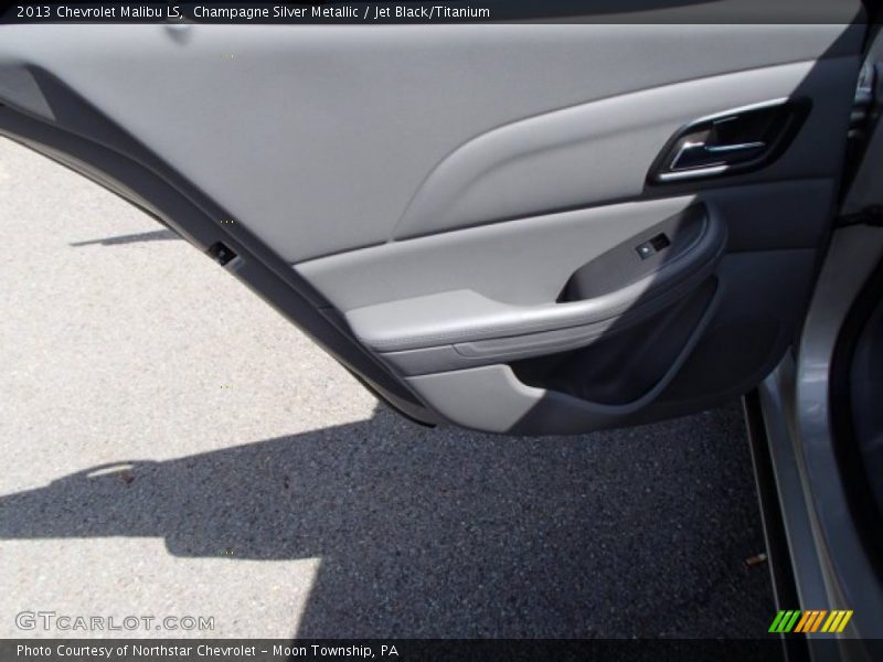 Champagne Silver Metallic / Jet Black/Titanium 2013 Chevrolet Malibu LS