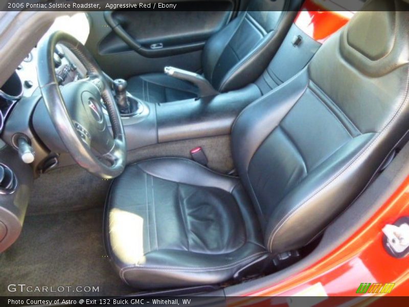 Aggressive Red / Ebony 2006 Pontiac Solstice Roadster