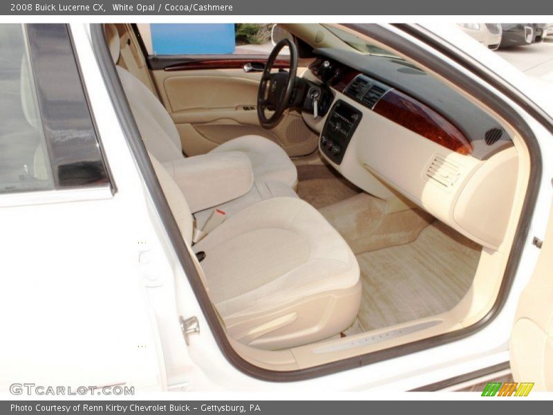 White Opal / Cocoa/Cashmere 2008 Buick Lucerne CX