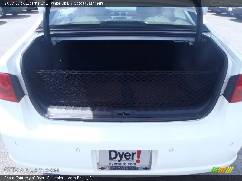 White Opal / Cocoa/Cashmere 2007 Buick Lucerne CXL
